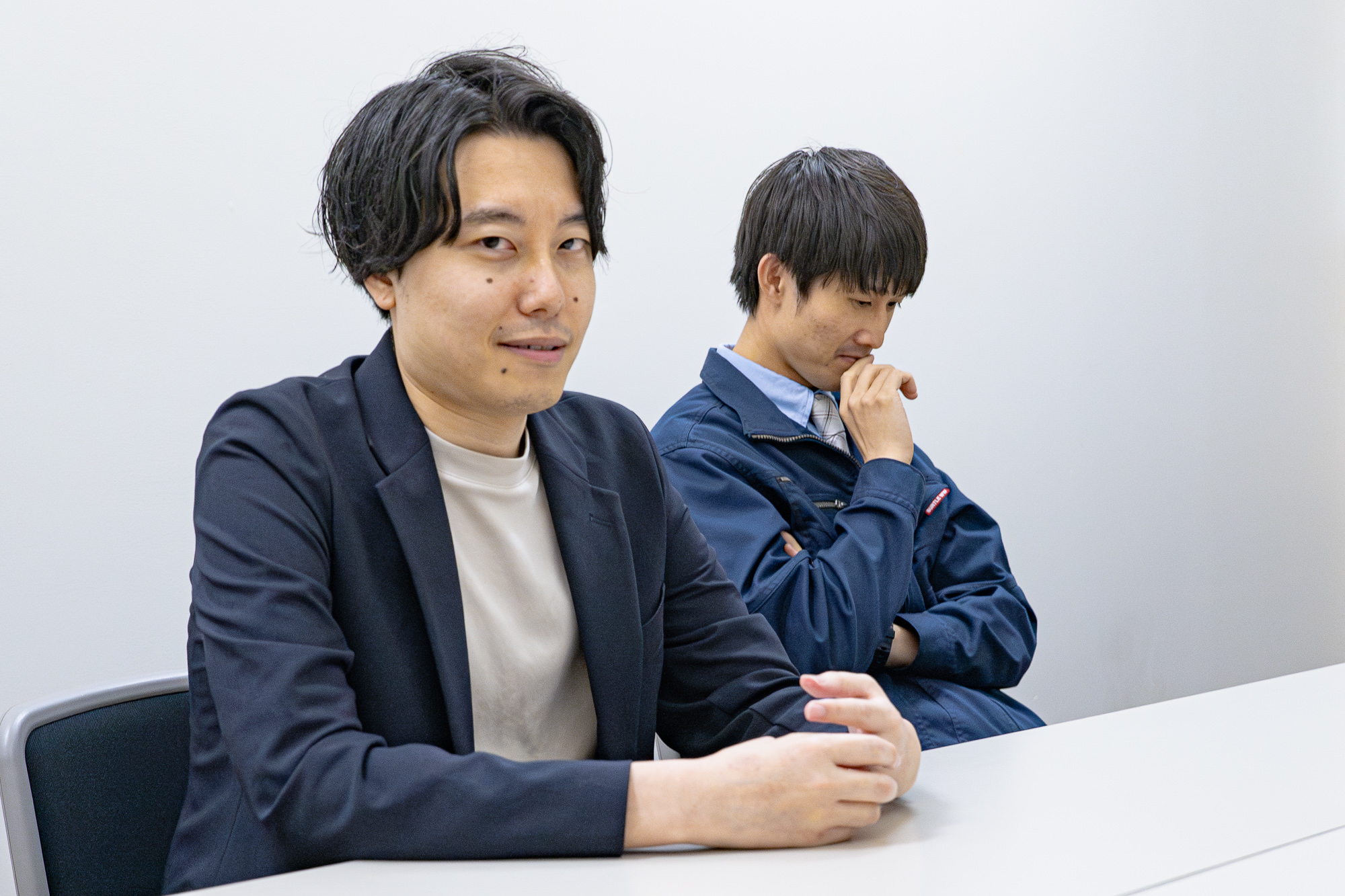 インタビュー中のミチエダ