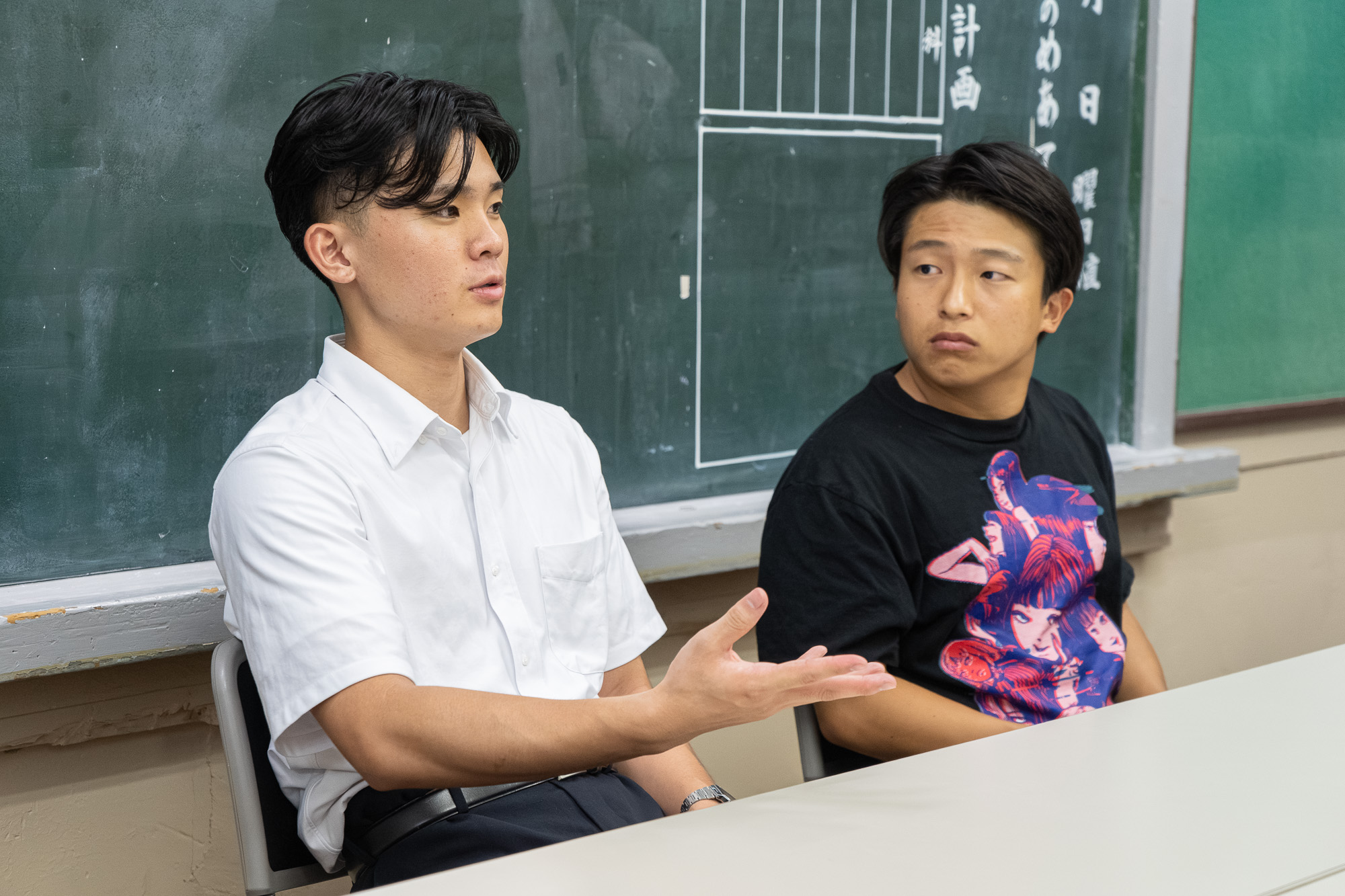 インタビュー中のライム11合